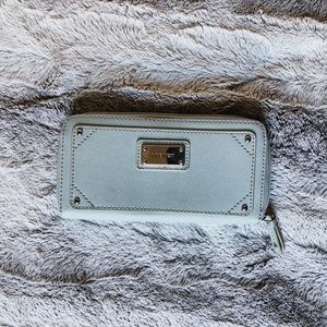 Nine West Powder Blue Organizer Wallet